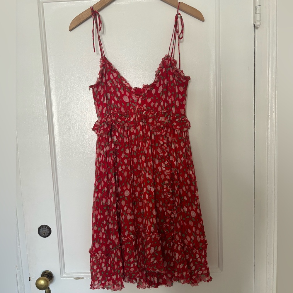 The Kooples Red Floral Dress - unworn in perfect condition!